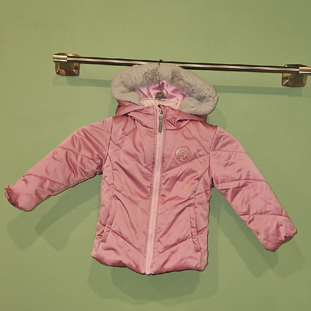 Chic Pink Hooded Jacket